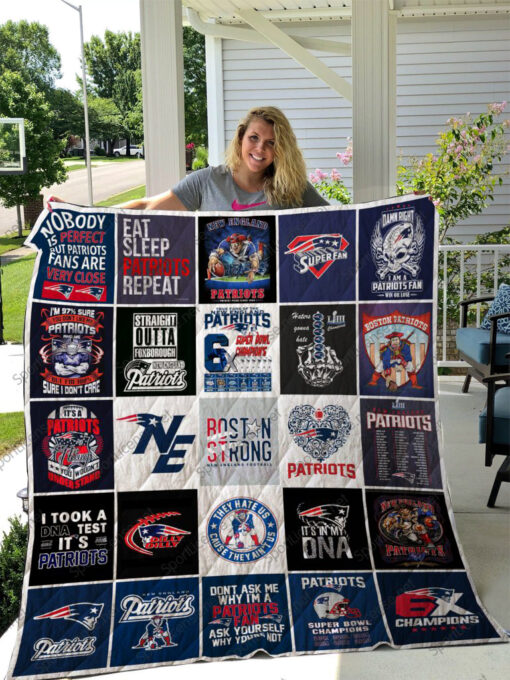 New England Patriots Blanket Quilt V3 B93