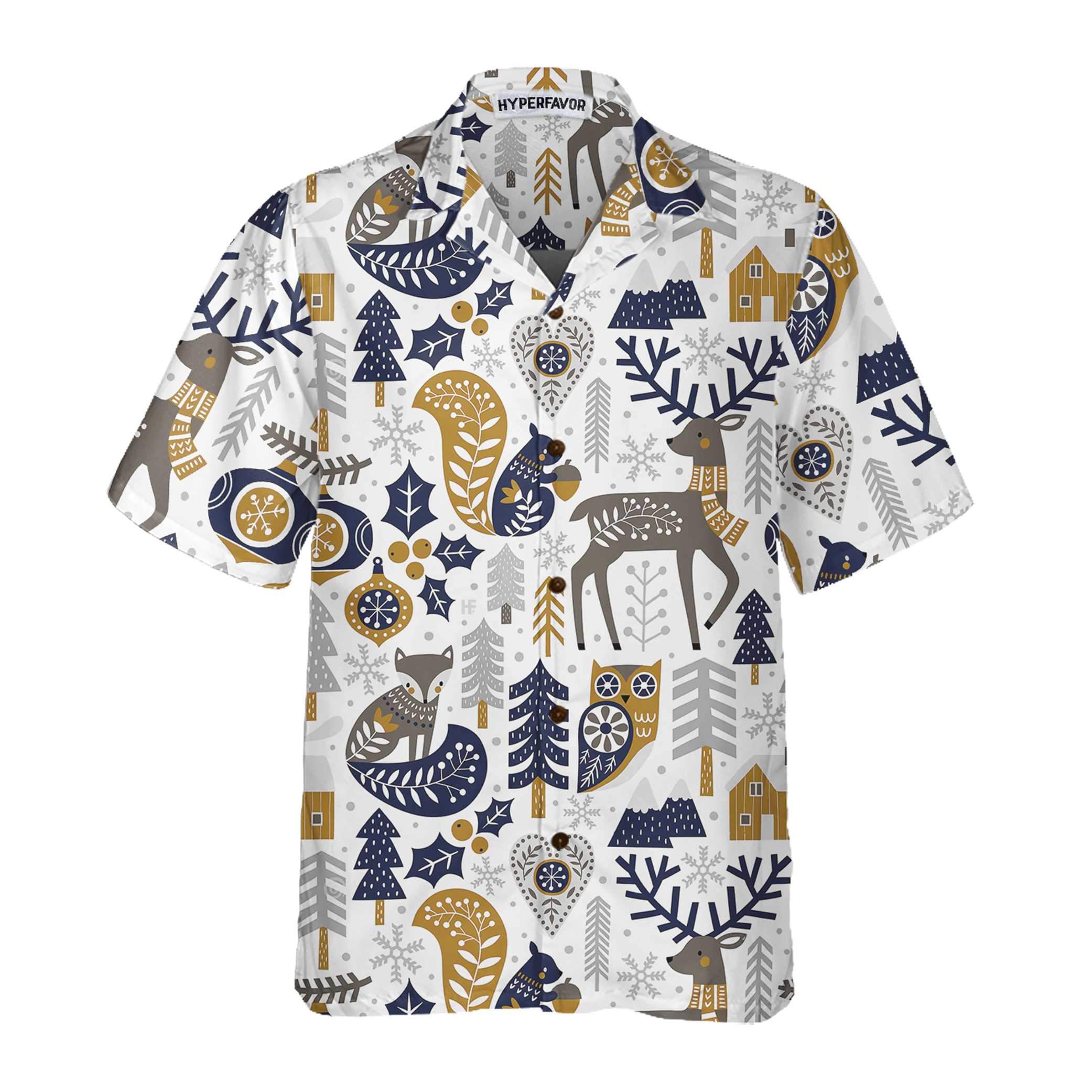 Scandinavian Christmas Shirt For Men Hawaii Hawaii Gift Idea Ha1641