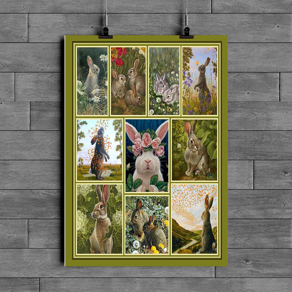 Rabbit Poster Qh230123Pt