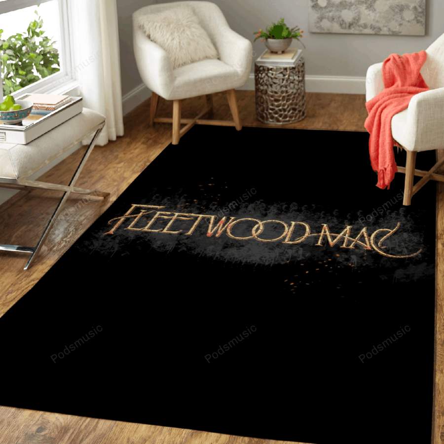 Fleetwood Mac – Music Bands Art For Fans Area Rug Living Room Carpet Floor Decor
