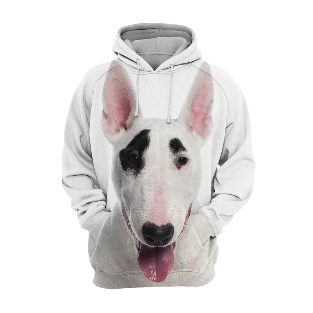 Unisex 3D Graphic Hoodies Animals Dogs Bull Terrier Puppy