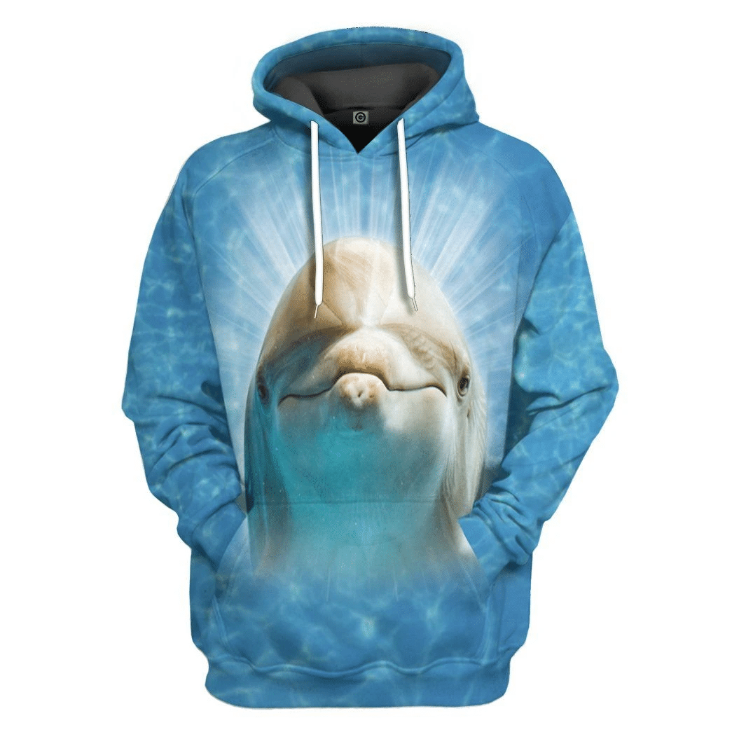 Flowermoonz 3D Dolphin Custom Tshirt Hoodie Apparel