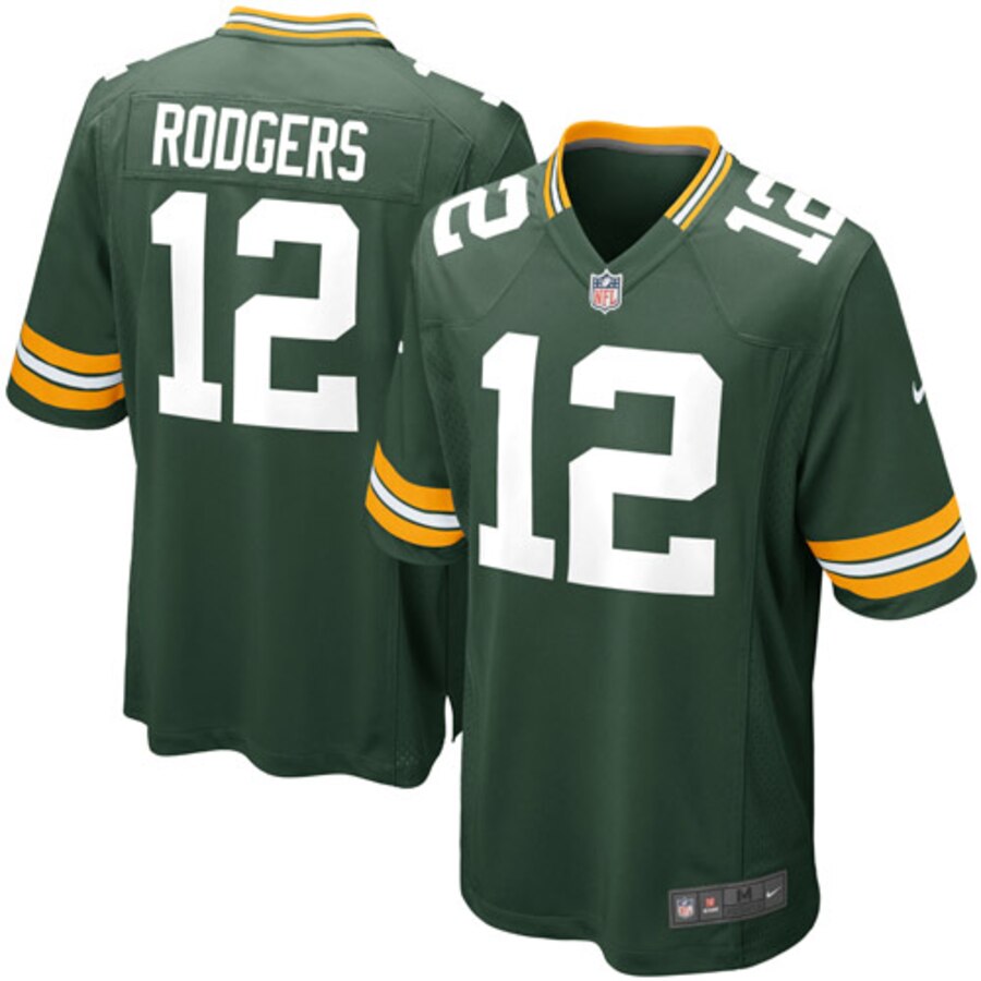 Aaron Rodgers Green Bay Packers Nike Youth Game Jersey – Green