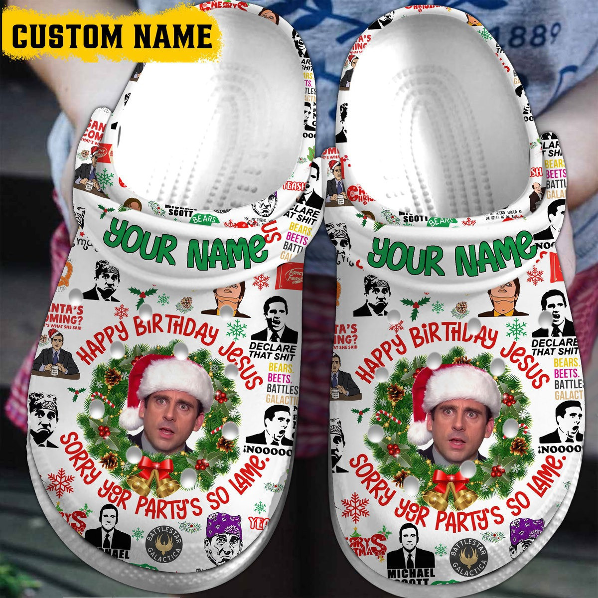 The Office Tv Series Crocss Clogs For Men Women And Kid D1Ge2Etl
