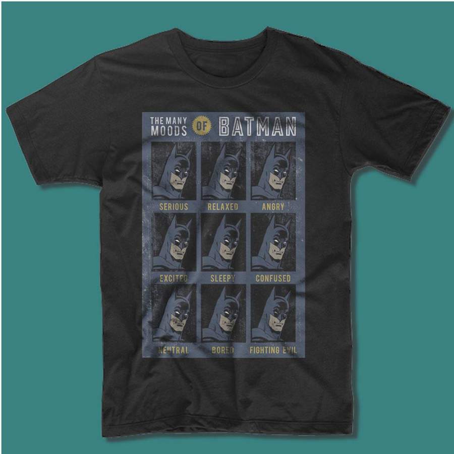 The Many Moods Of Batman Men’S T Shirt