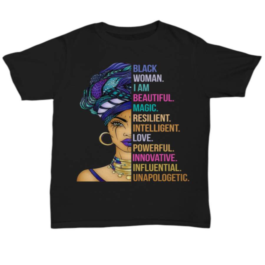 Black Queens Beautiful Magic T-Shirt