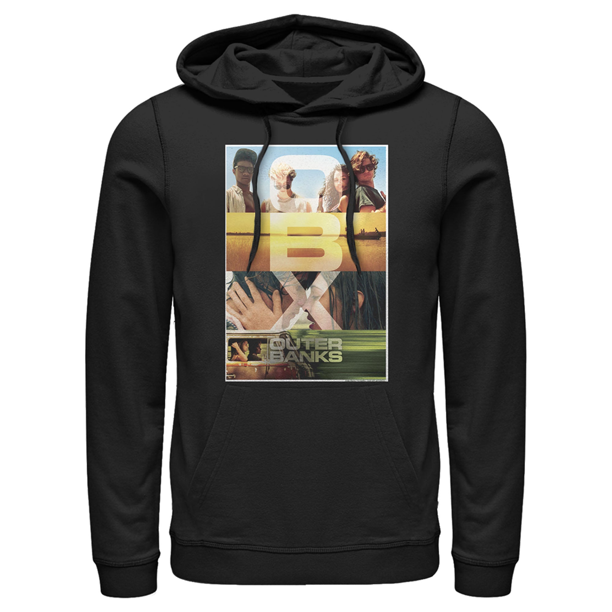 Outer Banks Men’S Poster  Pull Over Hoodie