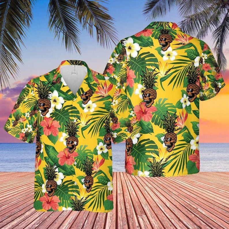 Pineapple Tropical Hawaii Shirt Unisex Adult Ha11176