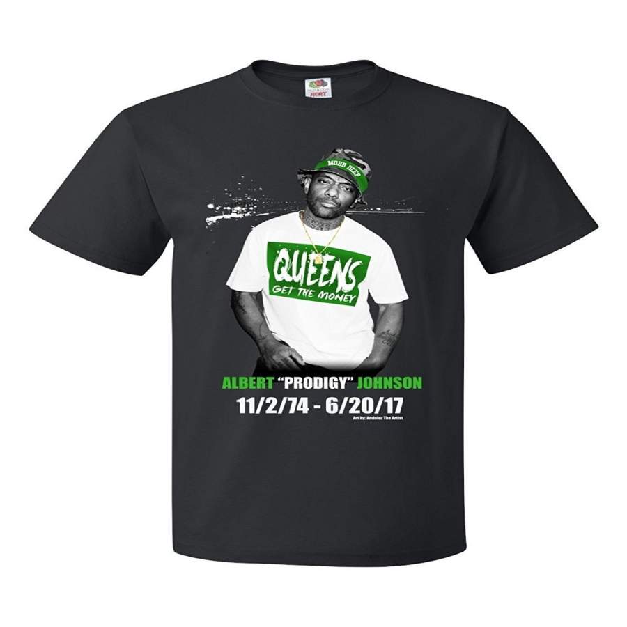 Men’S Personalized T-Shirt Albert Prodigy Johnson Rip T Shirt Hip Hop Andaluz The Artist Mobb Deep Men’S Punk T-Shirt
