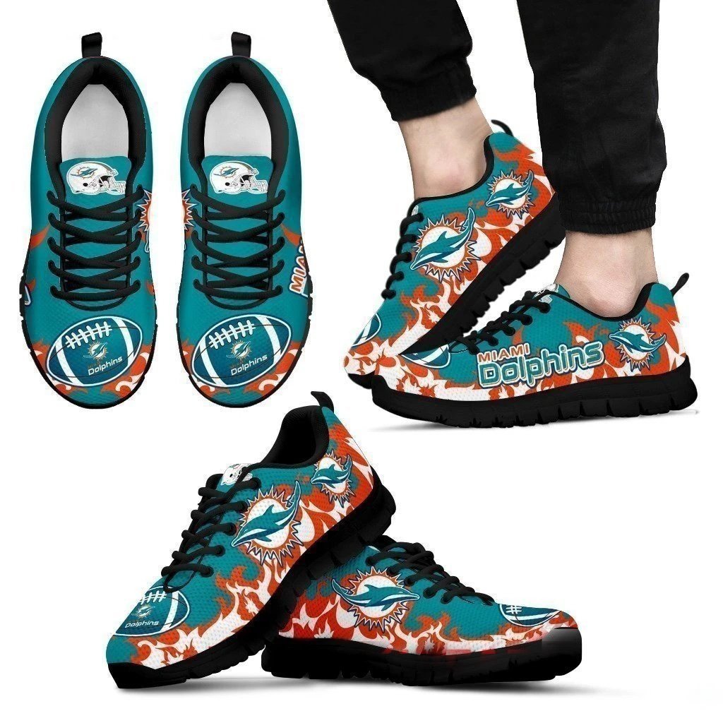 Miami Dolphins Sneakers For Fan Gift