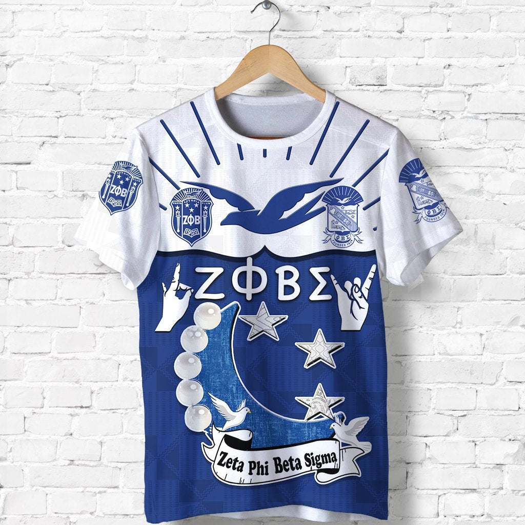 Zeta Phi Beta Sigma T Shirt- We Are Family Lt4