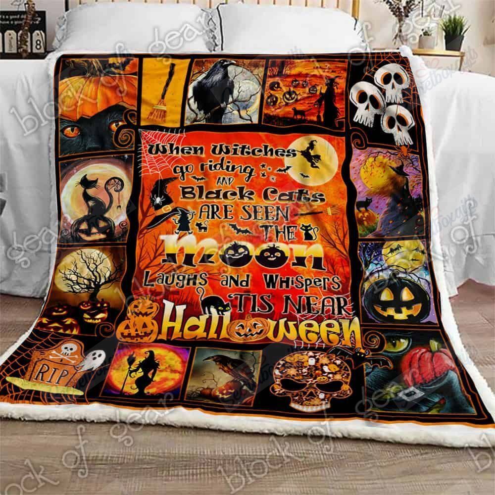 Witch Halloween Gs-Cl-Ld2810 Fleece Blanket