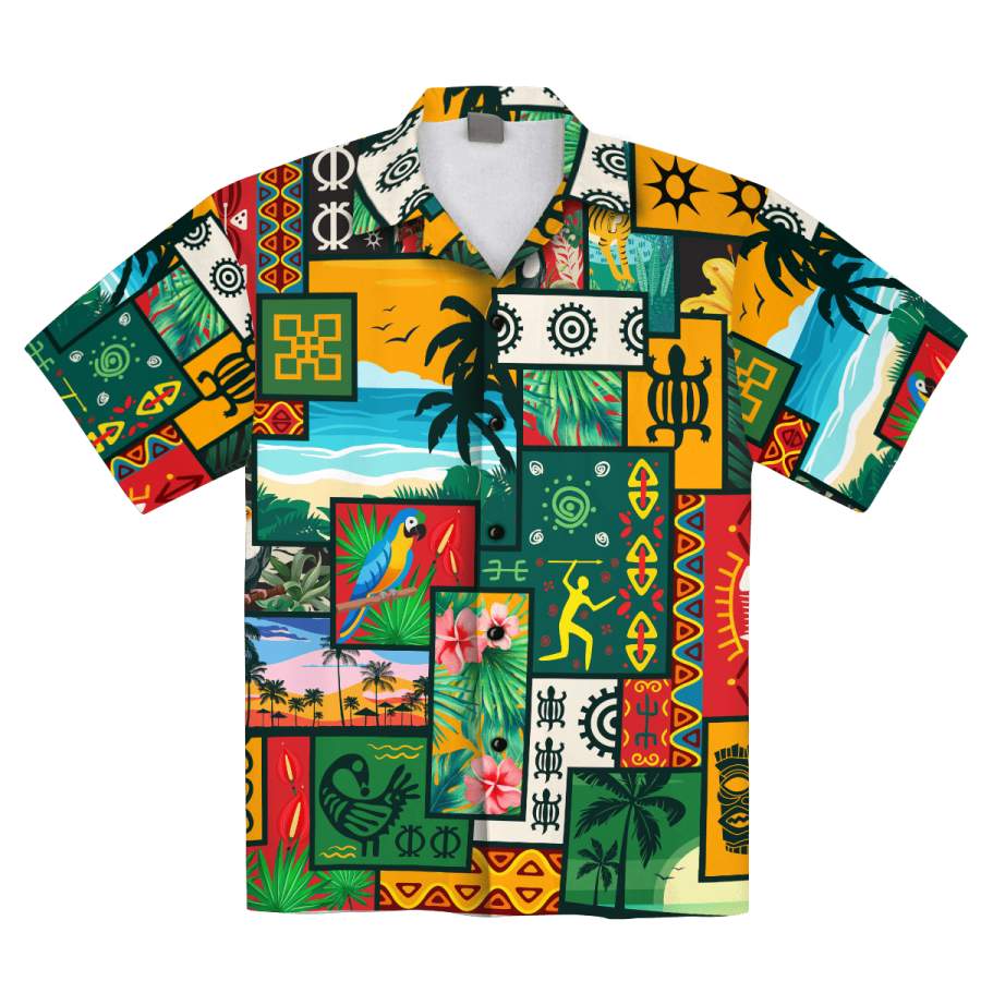 African Symbols 2 Hawaiian Shirt