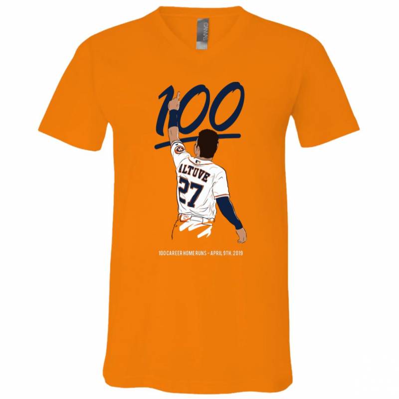 Houston Astros Tuesday V Neck T-Shirt