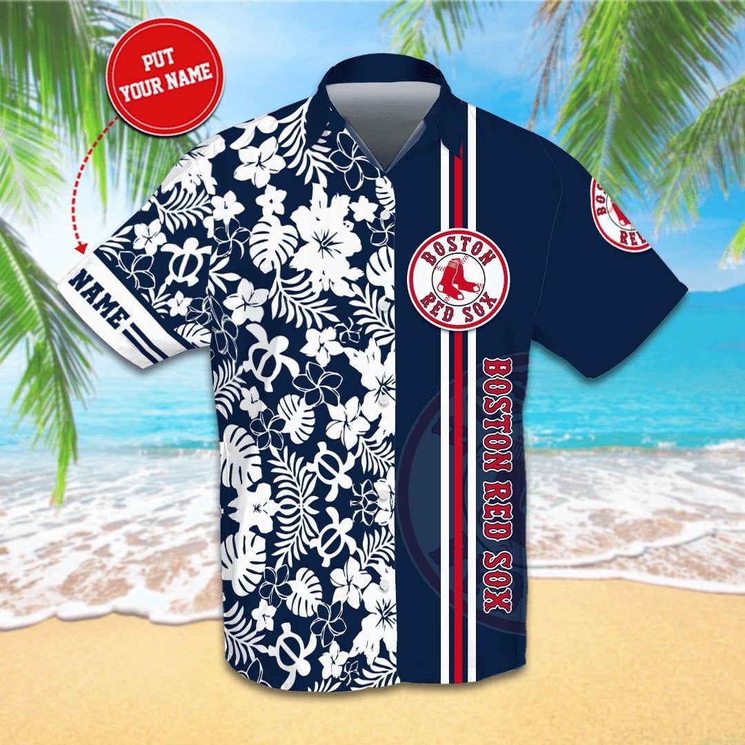 Personalized Boston Red Sox Hawaii Shirts Short Beach Ha52451