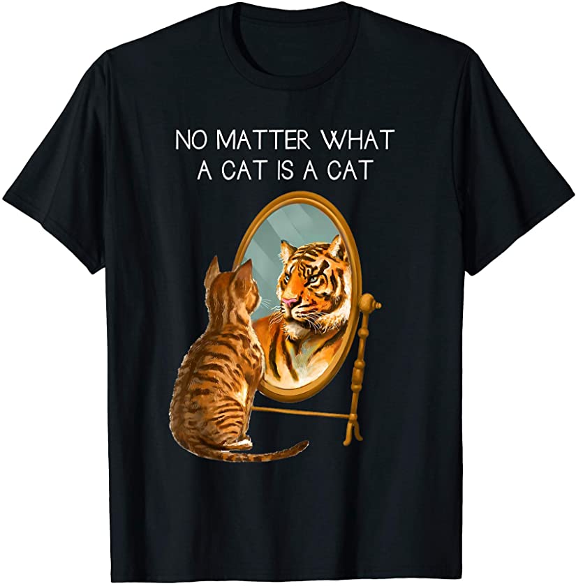 Cat vs Tiger Meme T-Shirt