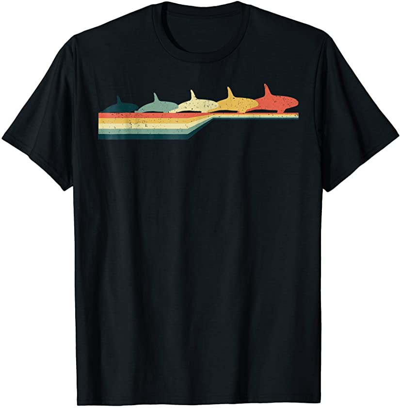 KILLER WHALE T-shirt, Vintage Retro Style T-shirt