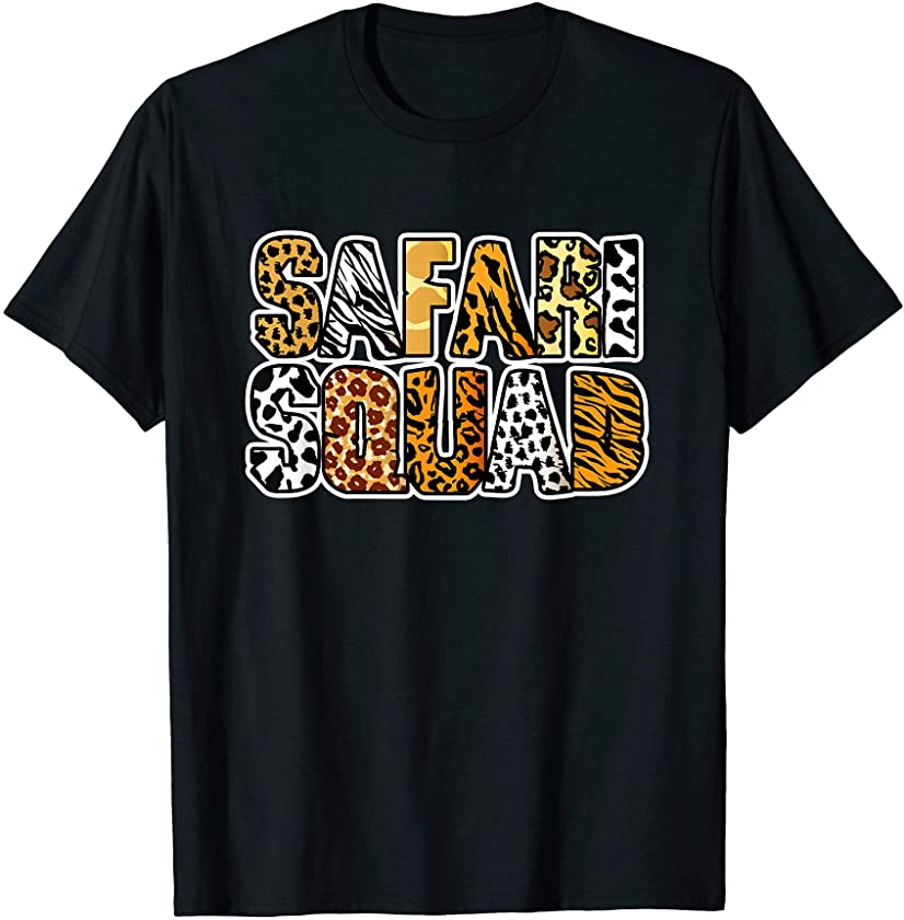 Safari Squad Africa Animals Zoo Shirt T-Shirt