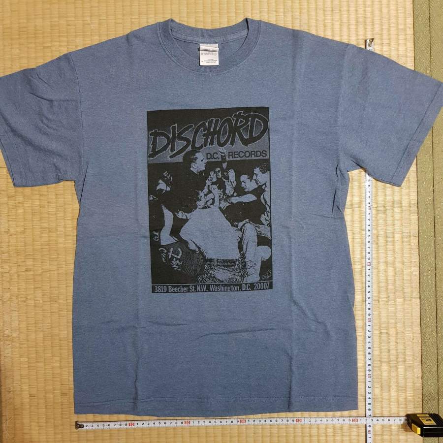 Dischord Records Shirt M Minor Threat State of Alert Government Issue Lp 7 Bold T-Shirt