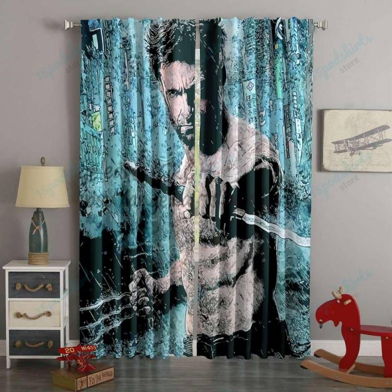 3D Printed Wolverine Logan Style Custom Living Room Curtains