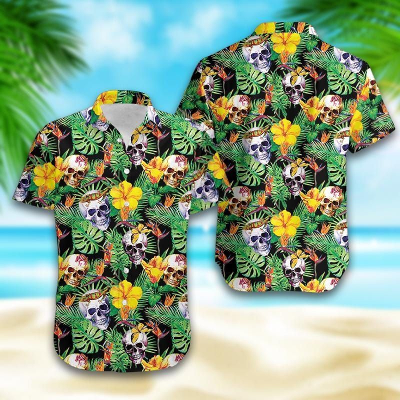 Summer Vibe Skull Bali Tropical Hawaii Shirt Unisex Adult Ha9985