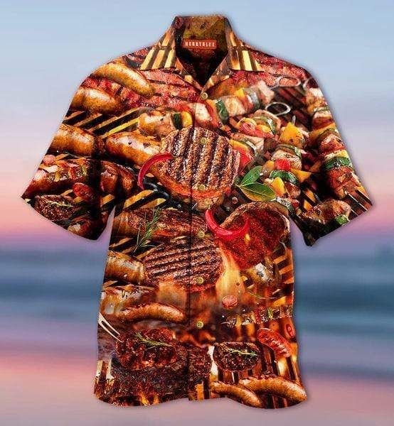 Get Now I Love Bbq Unisex Hawaii Aloha Shirts Ha86014