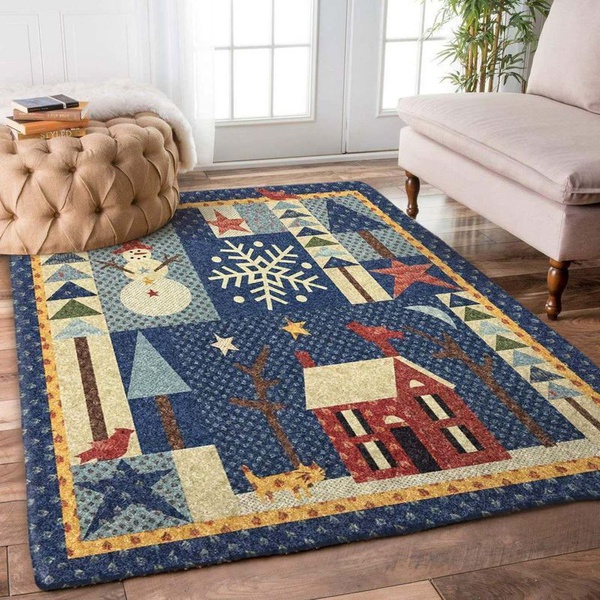 Winter Area Rug Living Room Rug Home Decor Floor Decor VH3