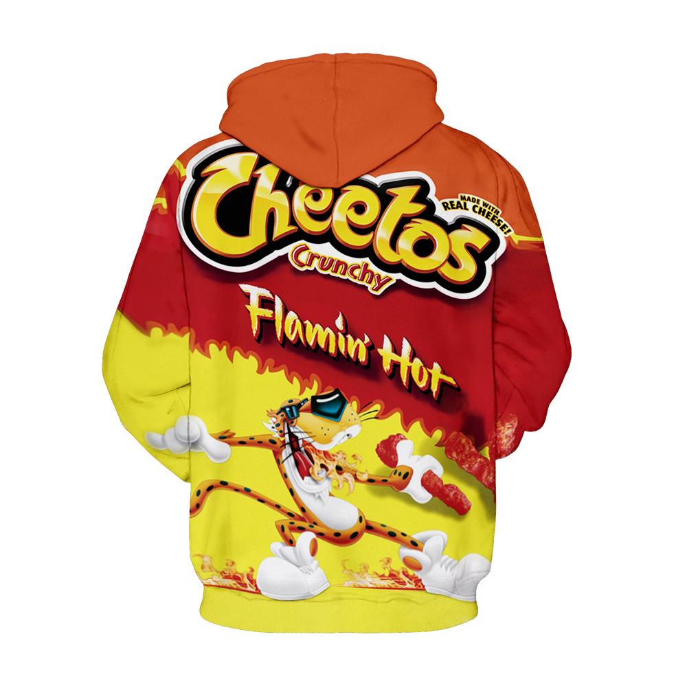 Fashion Crunchy  Flamin Hot  Cheetos3D Hoodie Unisex Sweatshirt