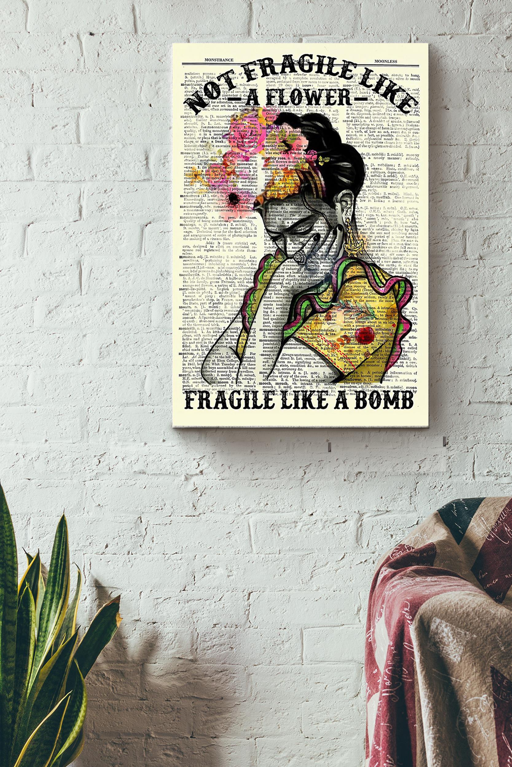 Frida Kahlo Not Fragile Like A Flower – Not Fragile Like A Flower ...