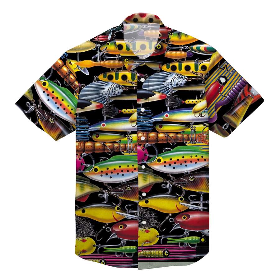 Bait Fishing Hawaii All Over Printed Shirts Ha37646