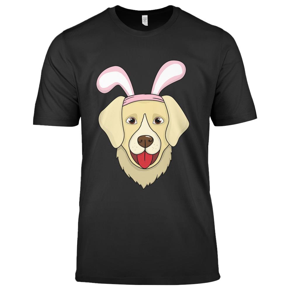 Cute Easter Labrador Dog Bunny Ears Rabbit Premium T Shirts