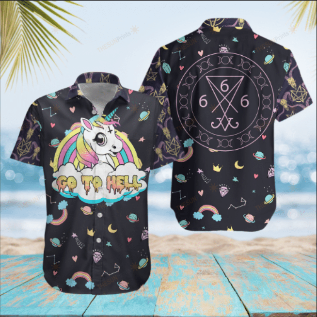 Unicorn Hawaiian Shirt 002116 Ha71776