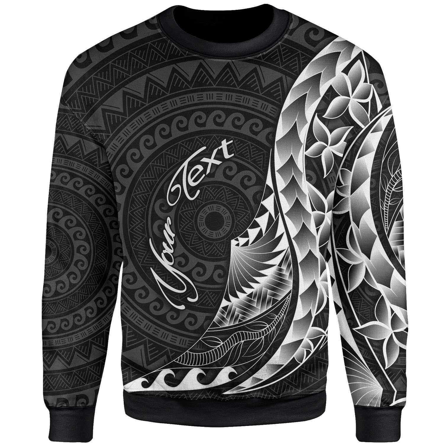 Tuvalu Sweatshirt – Custom Personalised Polynesian Pattern Style – BN27