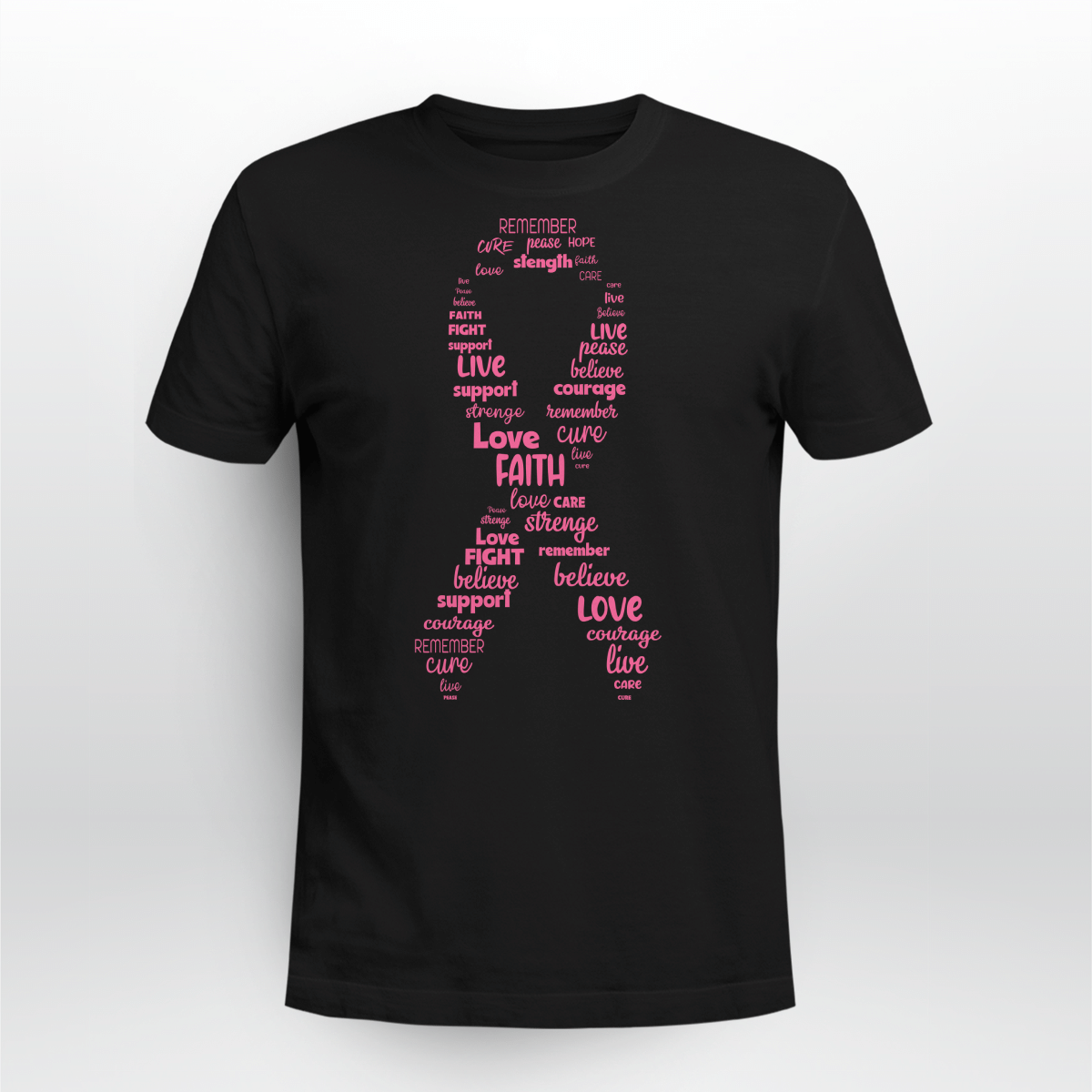 Breast Cancer Awareness Tshirt For Black Woman Shirt Pink Ribbon Shirt