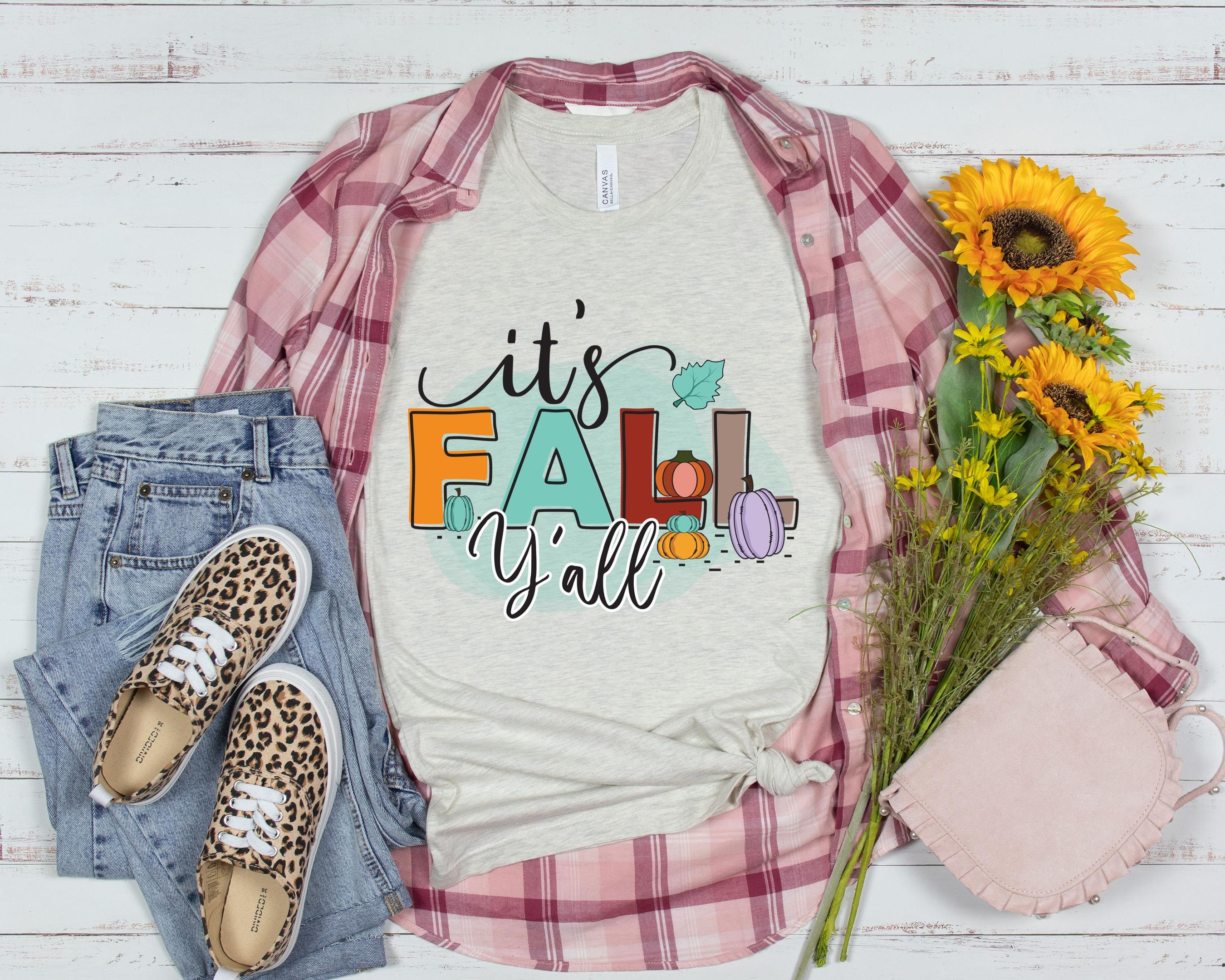 It’S Fall Y’All Shirt, Fall Season Shirt, Autumn Shirt, Happy Mid Shirt, For Autumn Shirt, Pumpkin Season Shirt