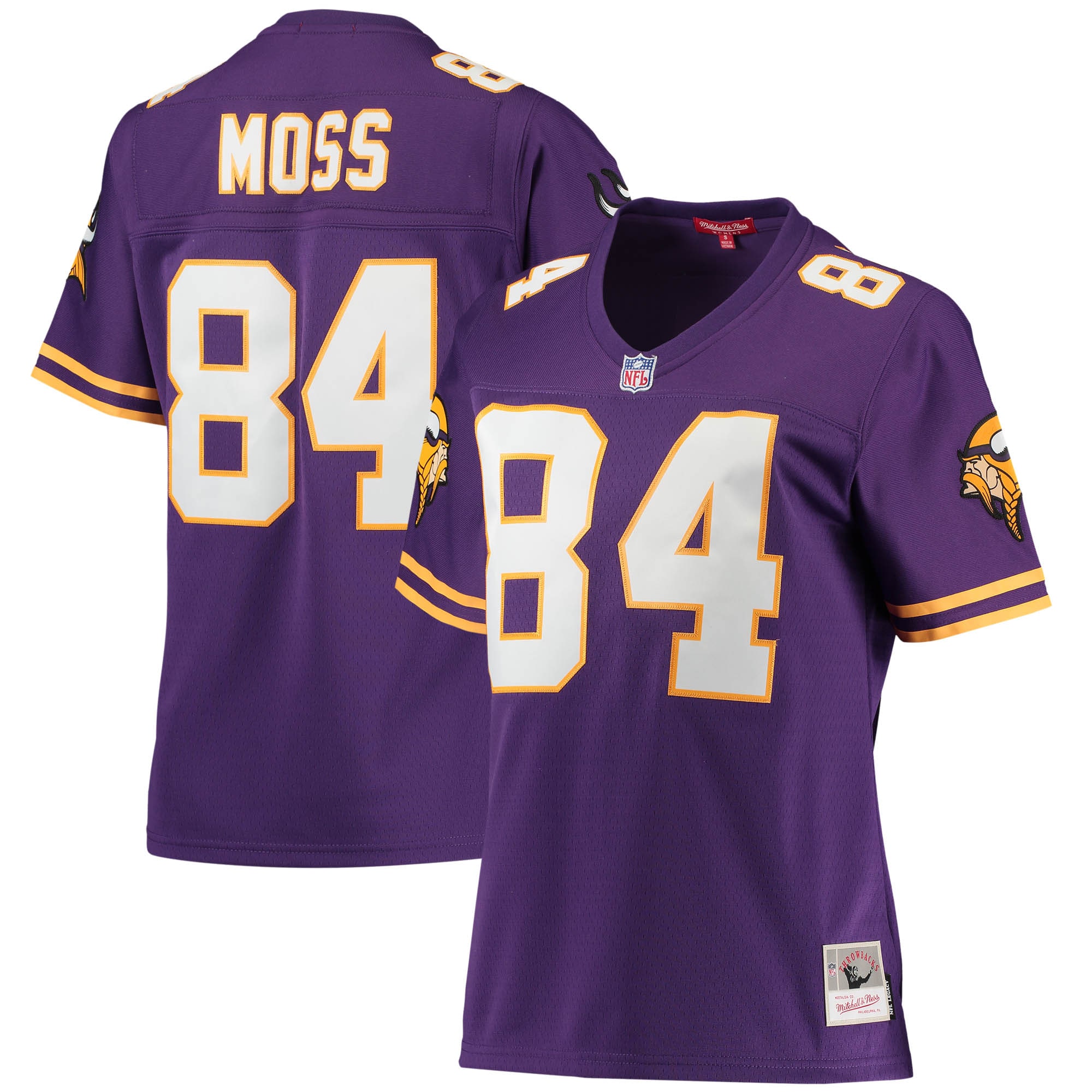 Women’s Minnesota Vikings Randy Moss Mitchell & Ness Purple Legacy Team Jersey