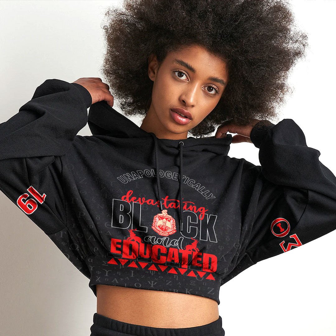 Wonder Print Shop Clothing – Delta Sigma Theta Croptop Hoodie