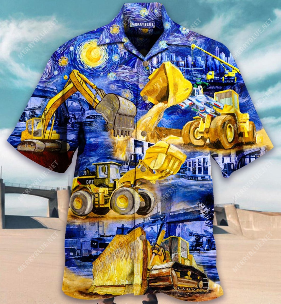 Still Under Construction At Starry Night Unisex Hawaii Shirt Ha104930