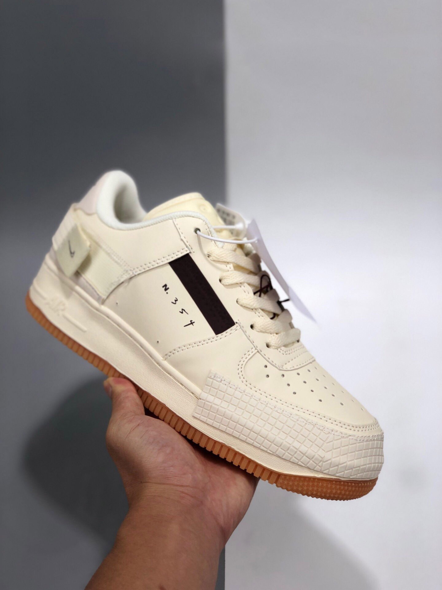 Nike Air Force 1 Type SailLight Ivory-Earth Brown 5339987