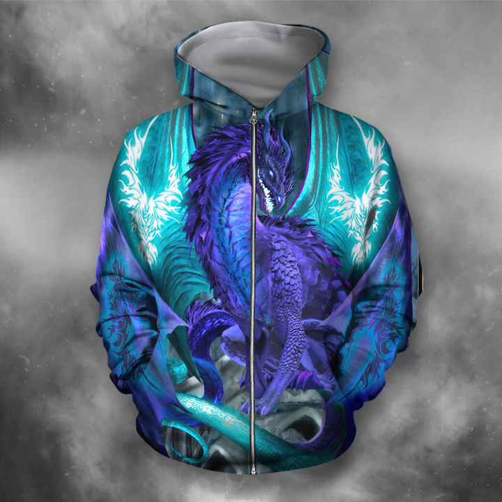 Dragon Art Blue 3D All Over Print | For Men & Women | Adult | Ht3862 ...