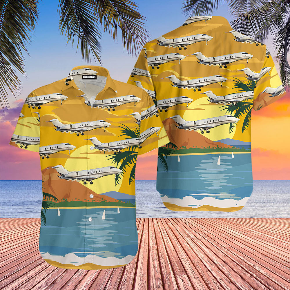 Airplane Sunset Tropical Hawaiian Shirt – For Men And Women