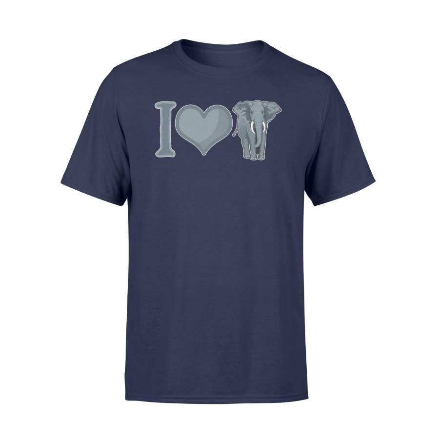 I Love Heart Elephants T-Shirt