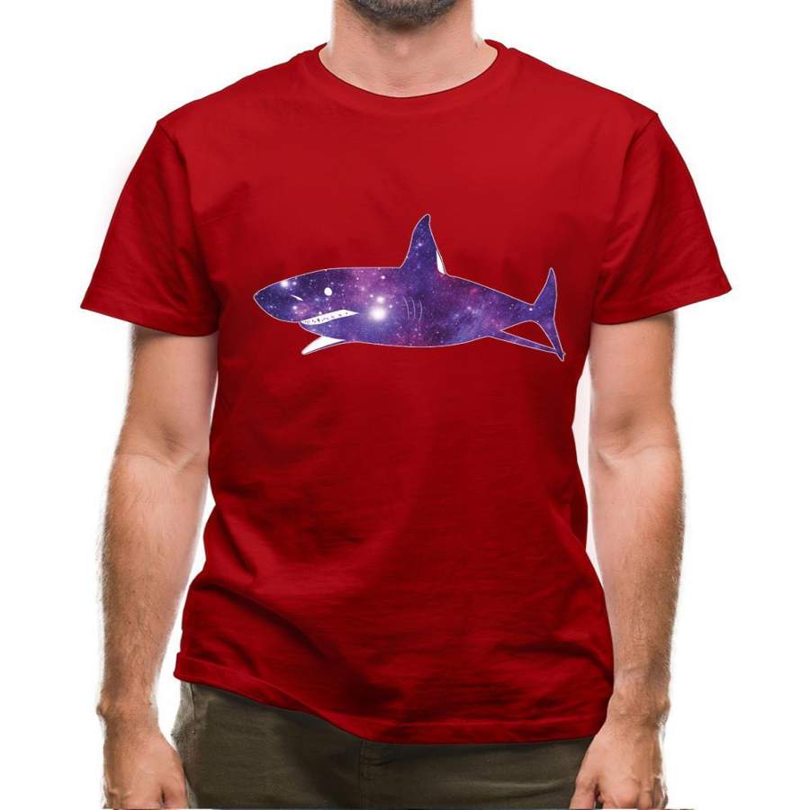 Space Animals – Shark Mens T-Shirt