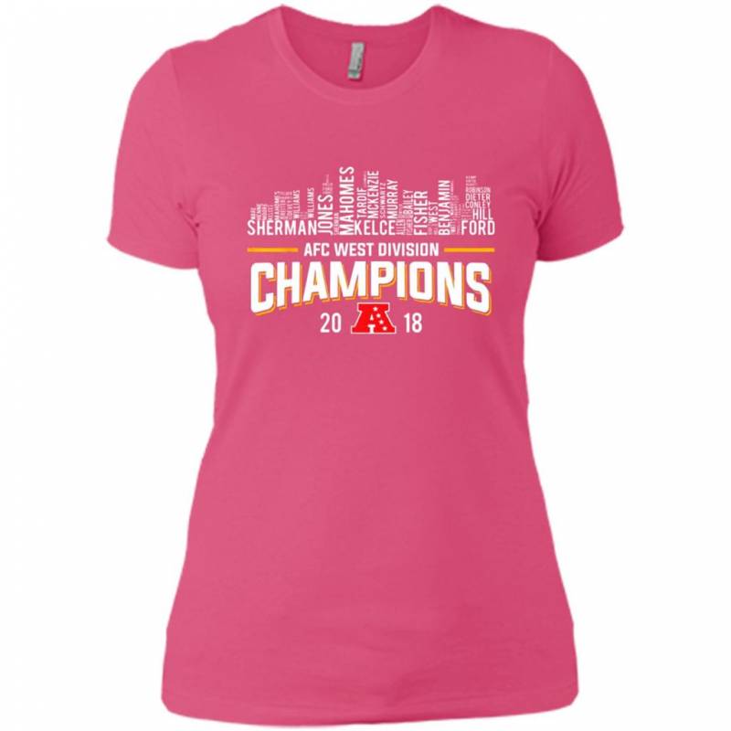 Kansas City Chiefs Player Champions Afc Championship 2018 – Ladies’ Boyfriend T-shirt