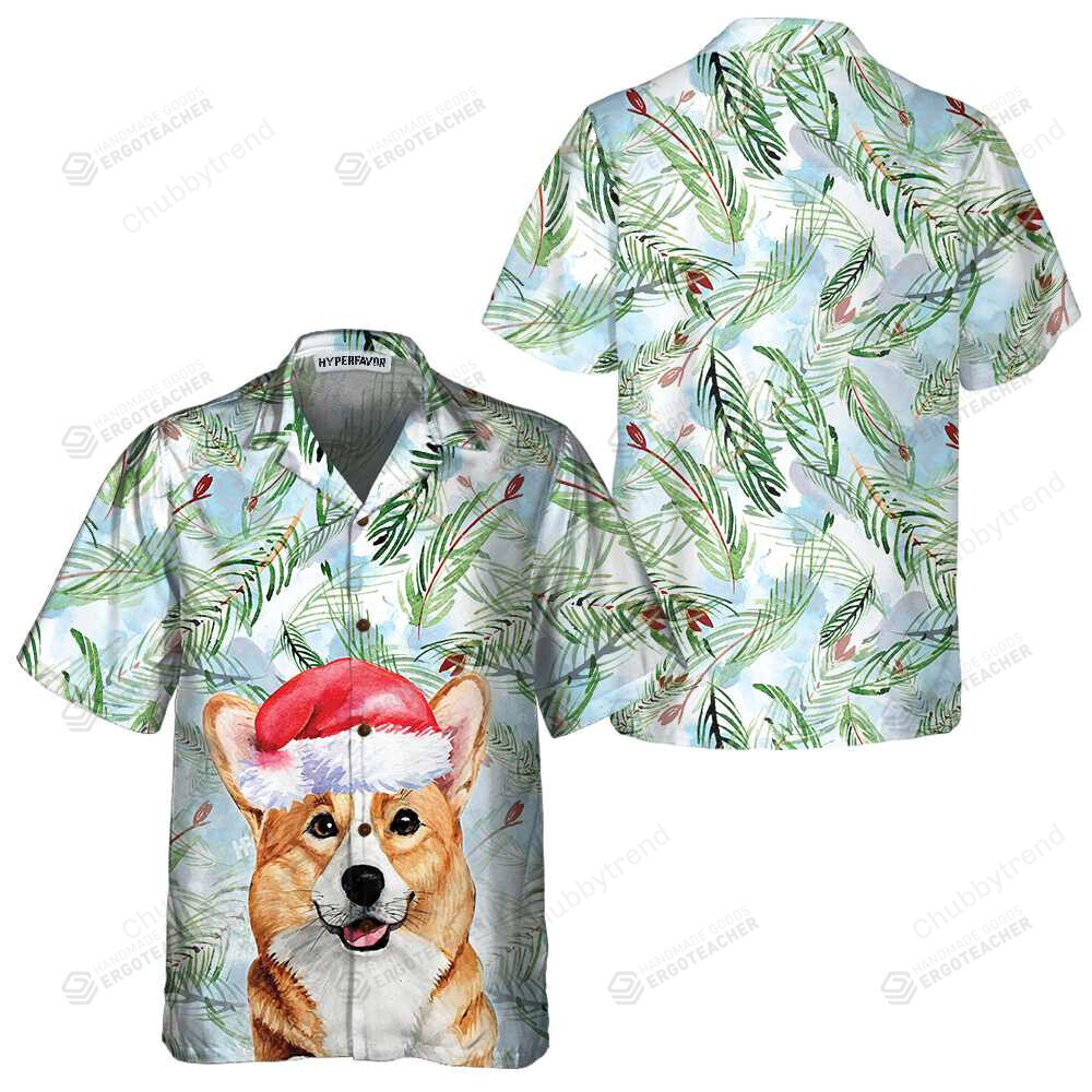 Corgi With Christmas Hawaii Shirt Ha52322