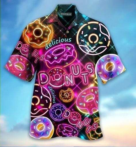 Get Now Hawaii Aloha Shirts Donut Makes My Day Ha89286