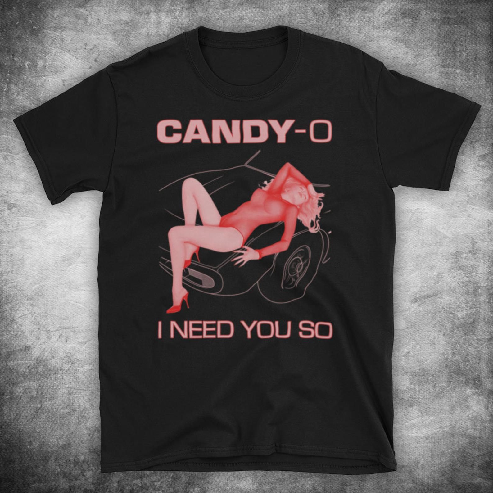 The Cars Candy O Rock Band I Need You So Let’S Go Un S T-Shirt