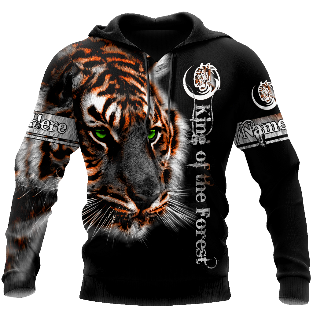 Customize Name Tiger 3D All Over Printed Unisex Shirts