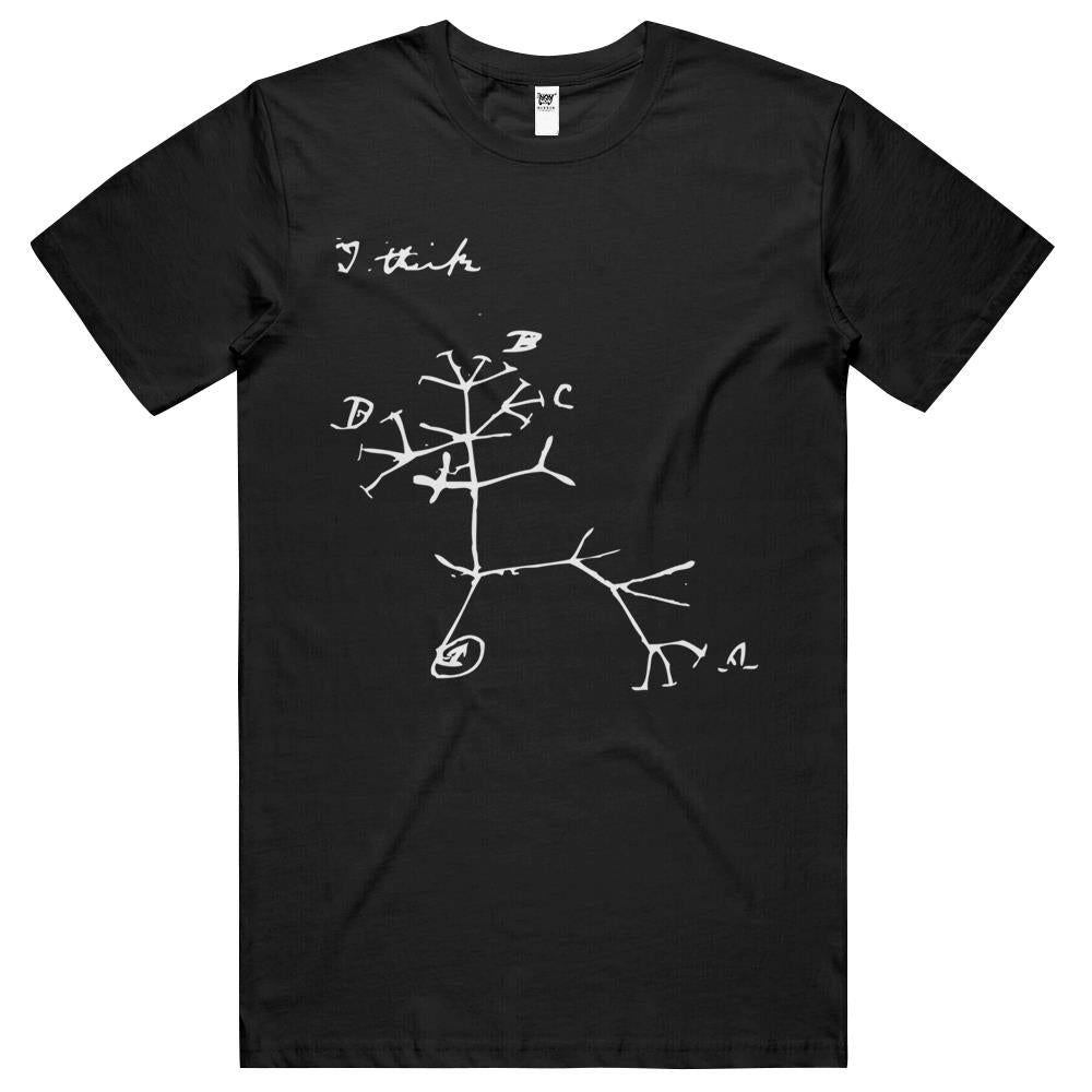 Darwin I Think Tree T Shirts