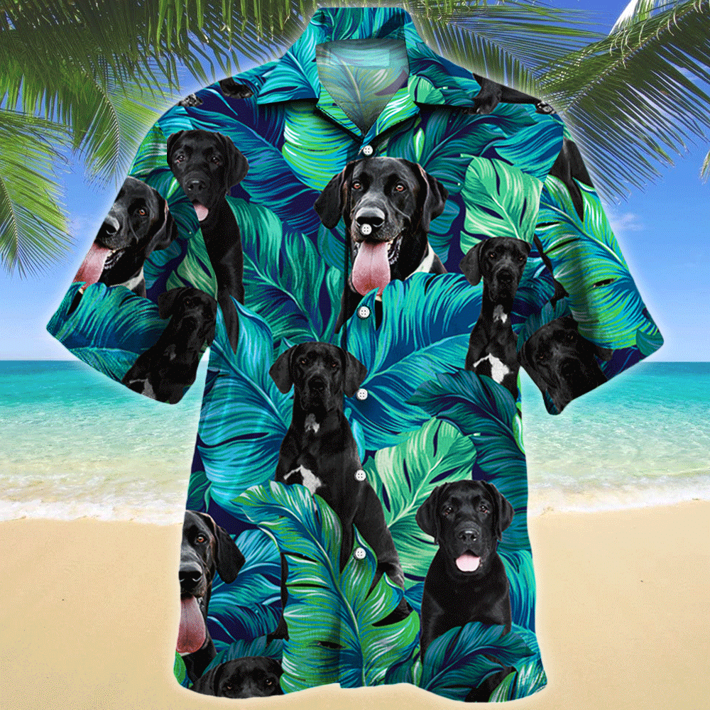 Great Dane Dog Lovers Gift Hawaiian Shirt Ha28827